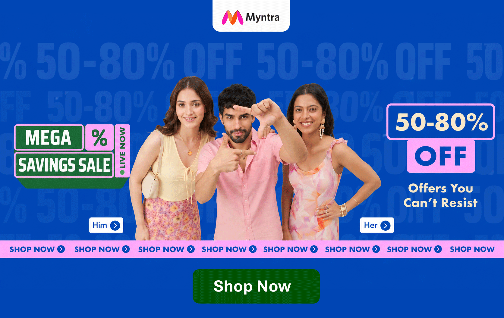 Myntra Big Savings Sale
