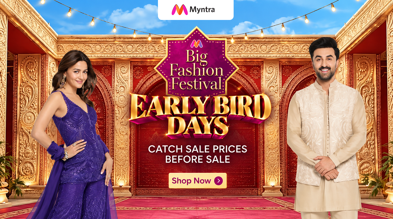 Myntra Big Fashion Festival – Early Bird Days Sale