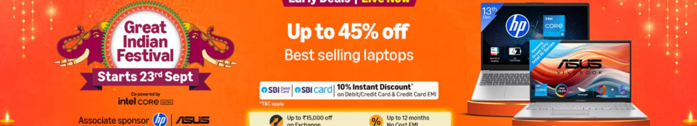 Amazon Great Indian Festival Laptop Offers