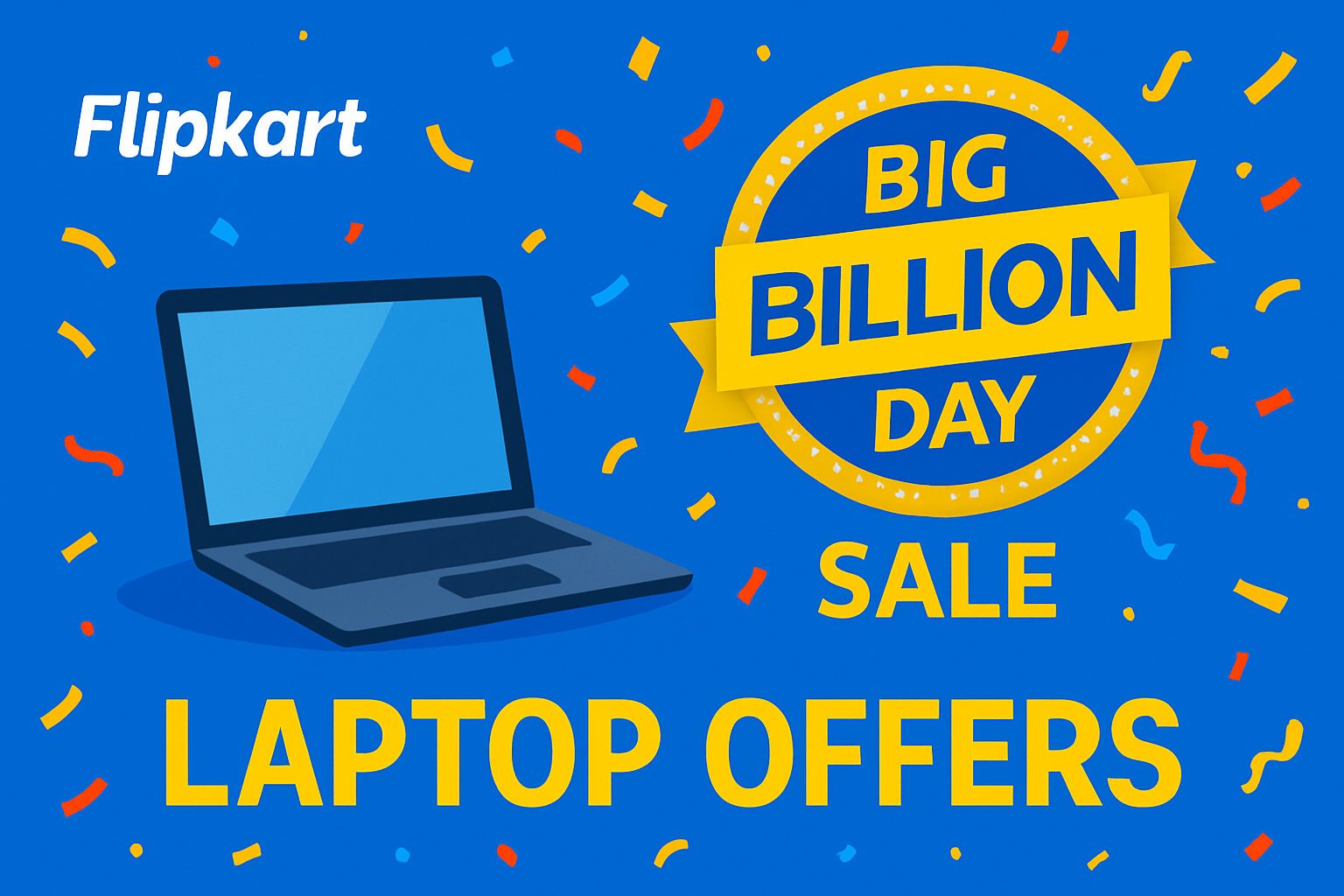 Big Billion Day Sale On Flipkart Laptop Offers