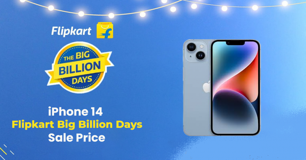 iPhone 14 Flipkart Big Billion Days Sale Price