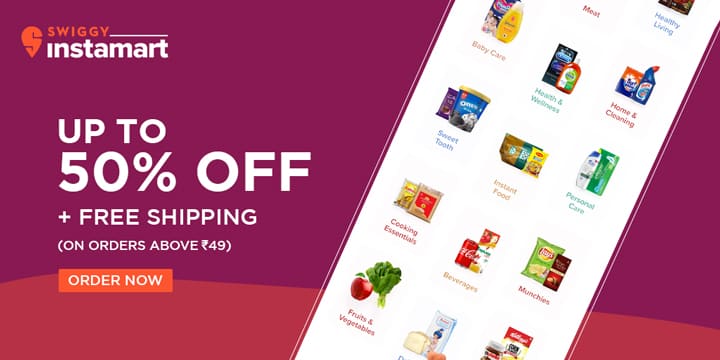 Swiggy Instamart Coupons