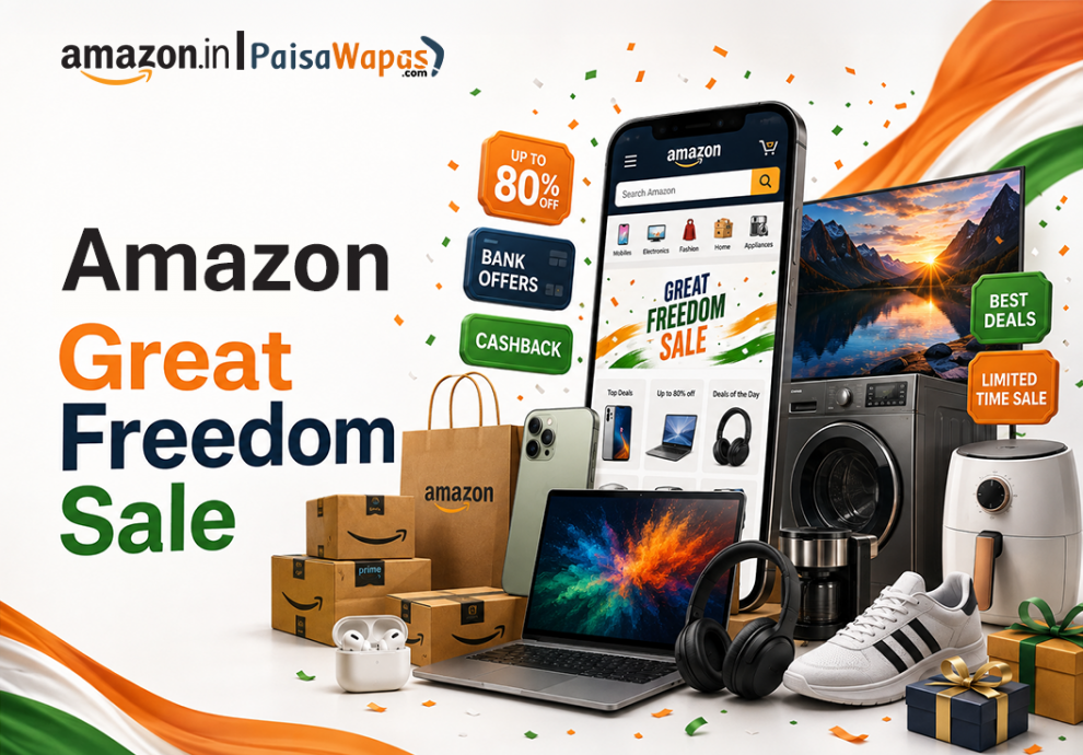 Amazon Great Freedom Sale 2026 Best Deals on Smartphones, Laptops and Home Appliances