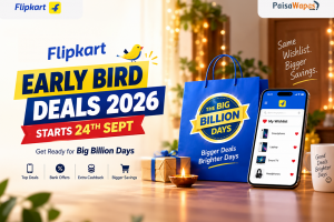 Flipkart-Early-Bird-Deals, Flipkart Big Billion Days Sale