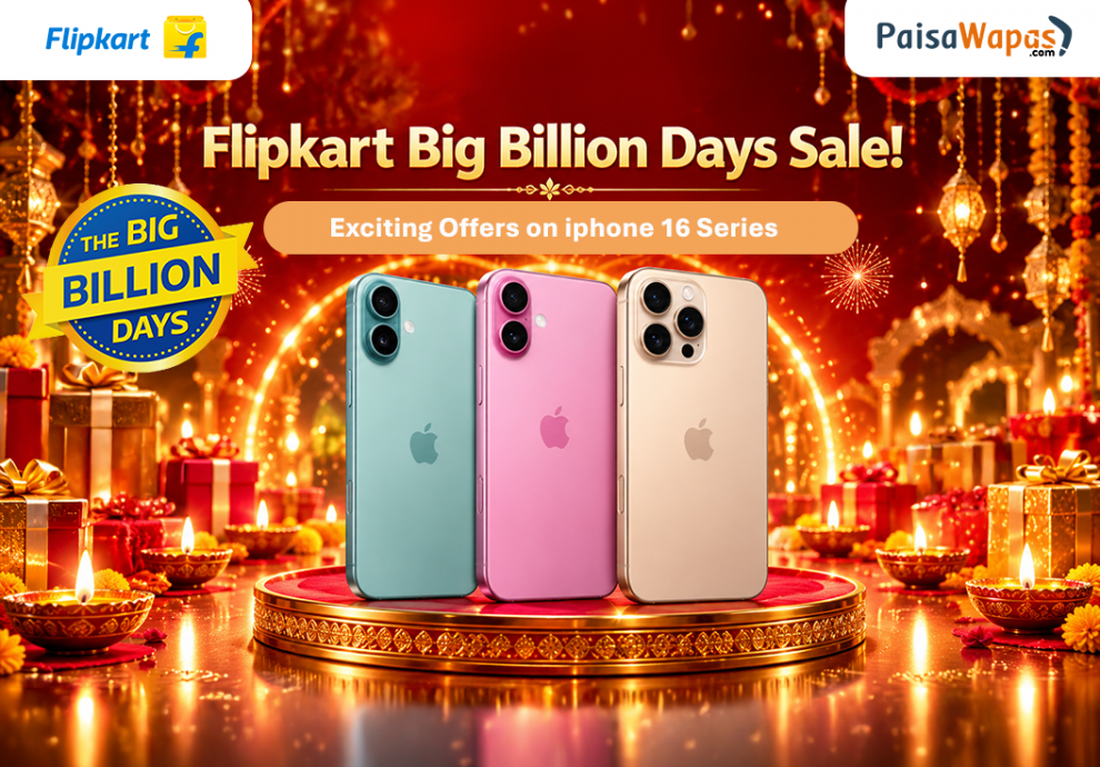 Flipkart Big Billion Days Sale Offers, iPhone 16 Series