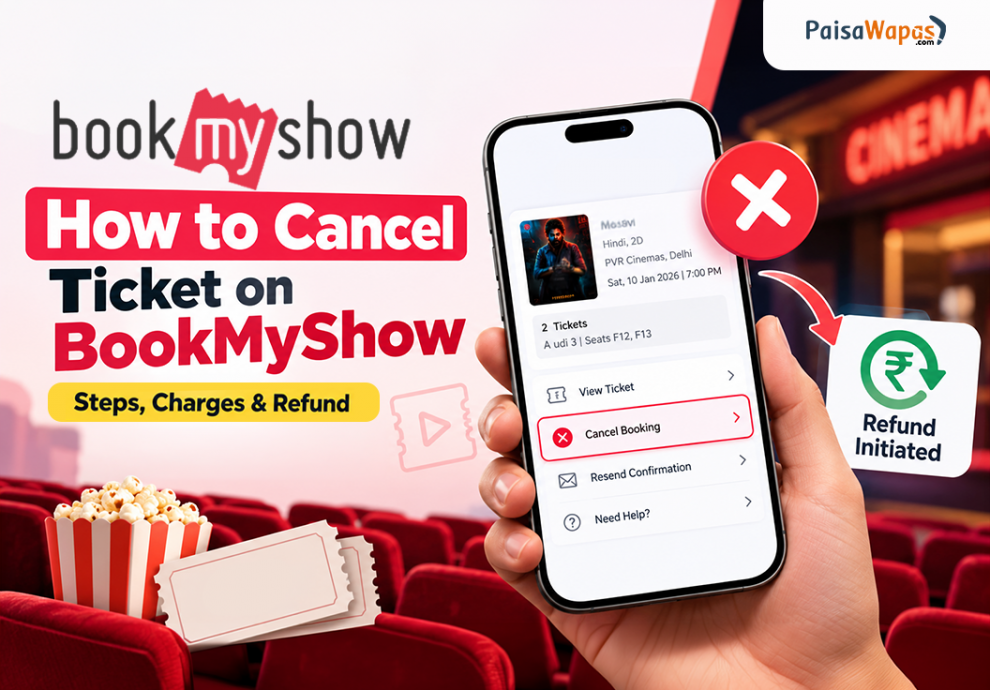 How to Cancel Ticket on BookMyShow