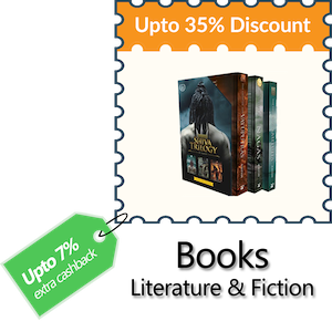 Back to college offer on literature & fictional books