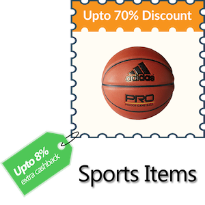 Back to college offer on sports item & accessories