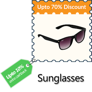 Back to college offer on sunglasses