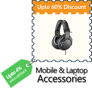 Back to college offer on mobile and laptop accessories