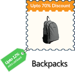Back to college offer on backpacks