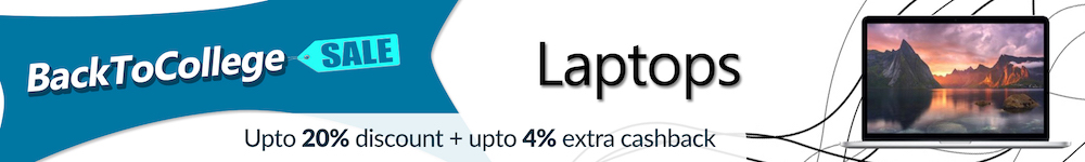 Back to college offers on laptop & accessories