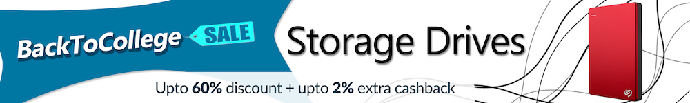 Back to college offer on Pendrives and harddrives