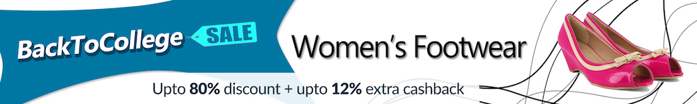 Back to college offers on women's footwear